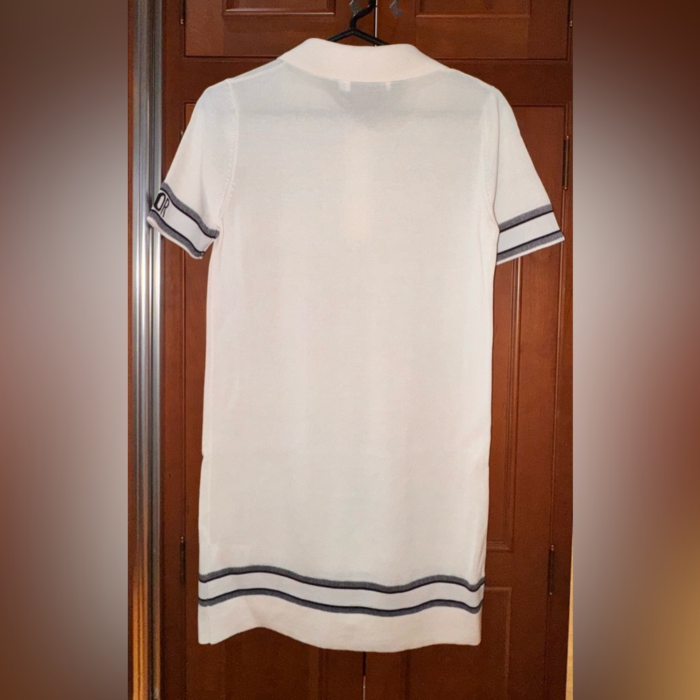 Dior White Polo Shirt Dress - Picture 2 of 6